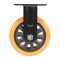 Vestil Polyurethane Rigid Caster 6 In. Diameter x 2 In. Width 836 Lb. Capacity Orange/Black CST-BN-6X2PUP-R - alternate 4